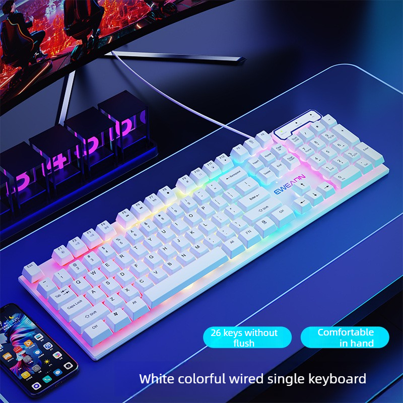 Retro Gaming For Windows - EWEADN GX330 Gaming Keyboard 104 Keys