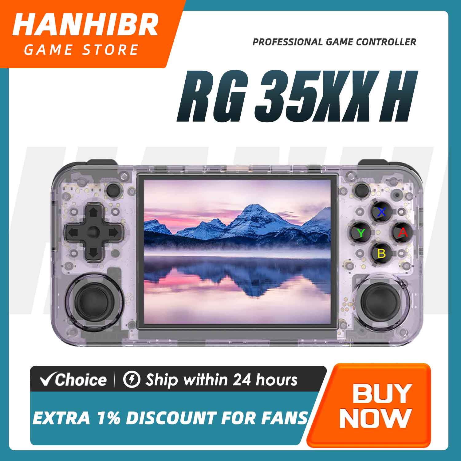 Retro Gaming Upscaler - ANBERNIC RG35XX H Horizontal Retro Gaming