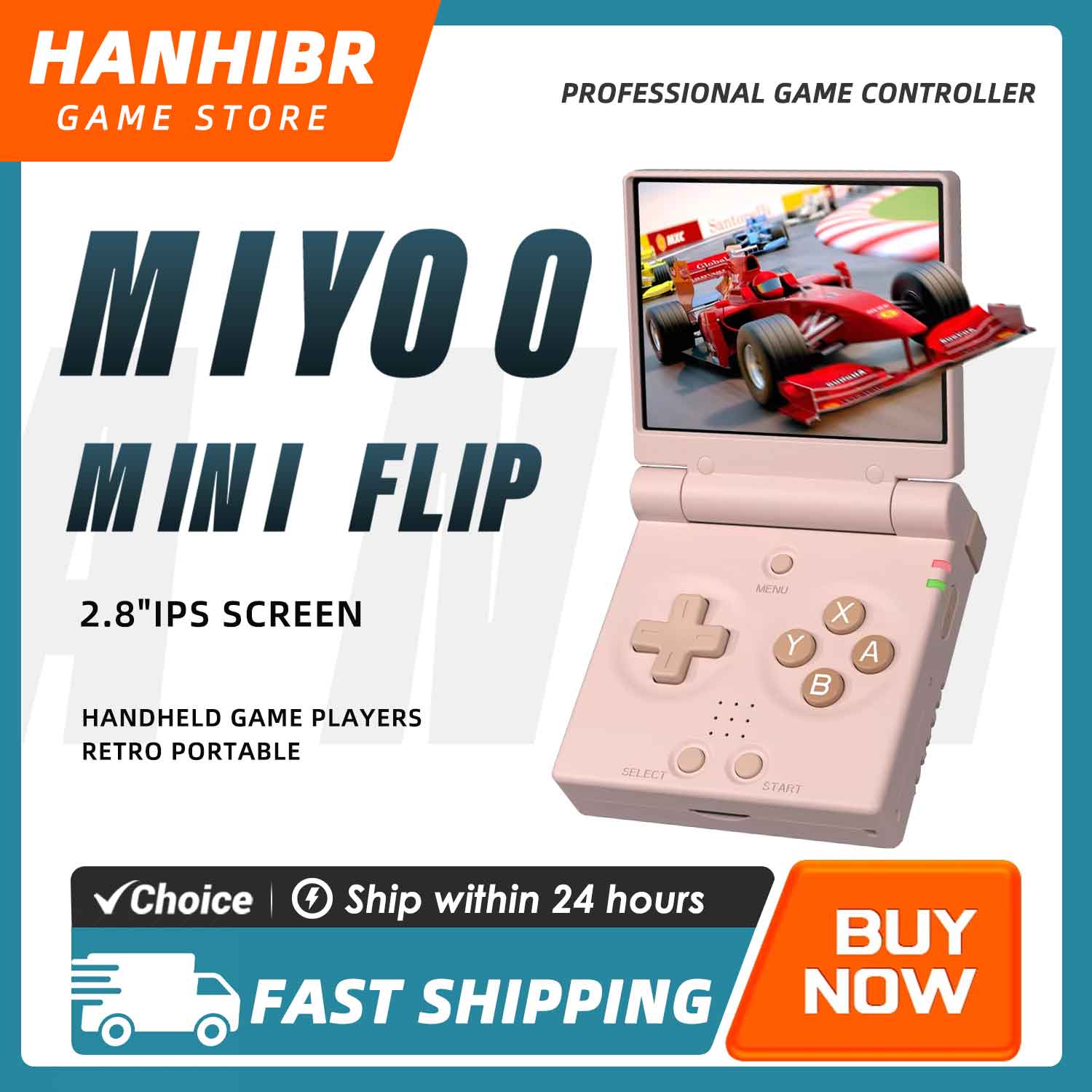 Retro Gaming Usb Stick - MIYOO Mini Flip Retro Handheld Game