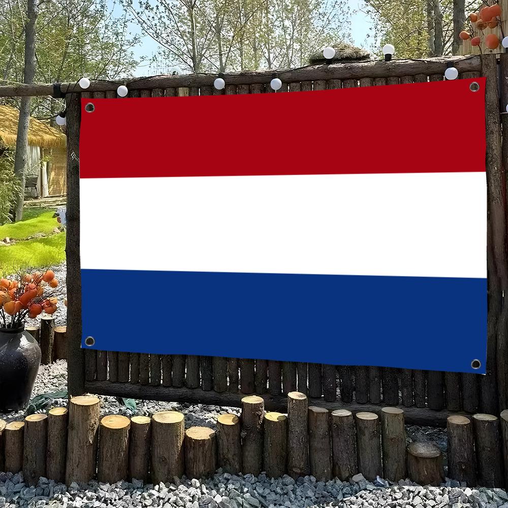Retro Gaming Banner - 1PC Classic Netherlands Flags Retro Football