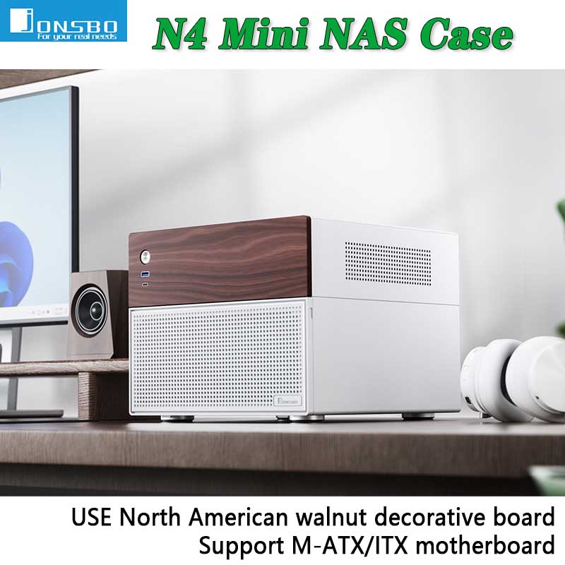 Retro Gaming Cabinet - JONSBO N4 Mini NAS Case M-ATX
