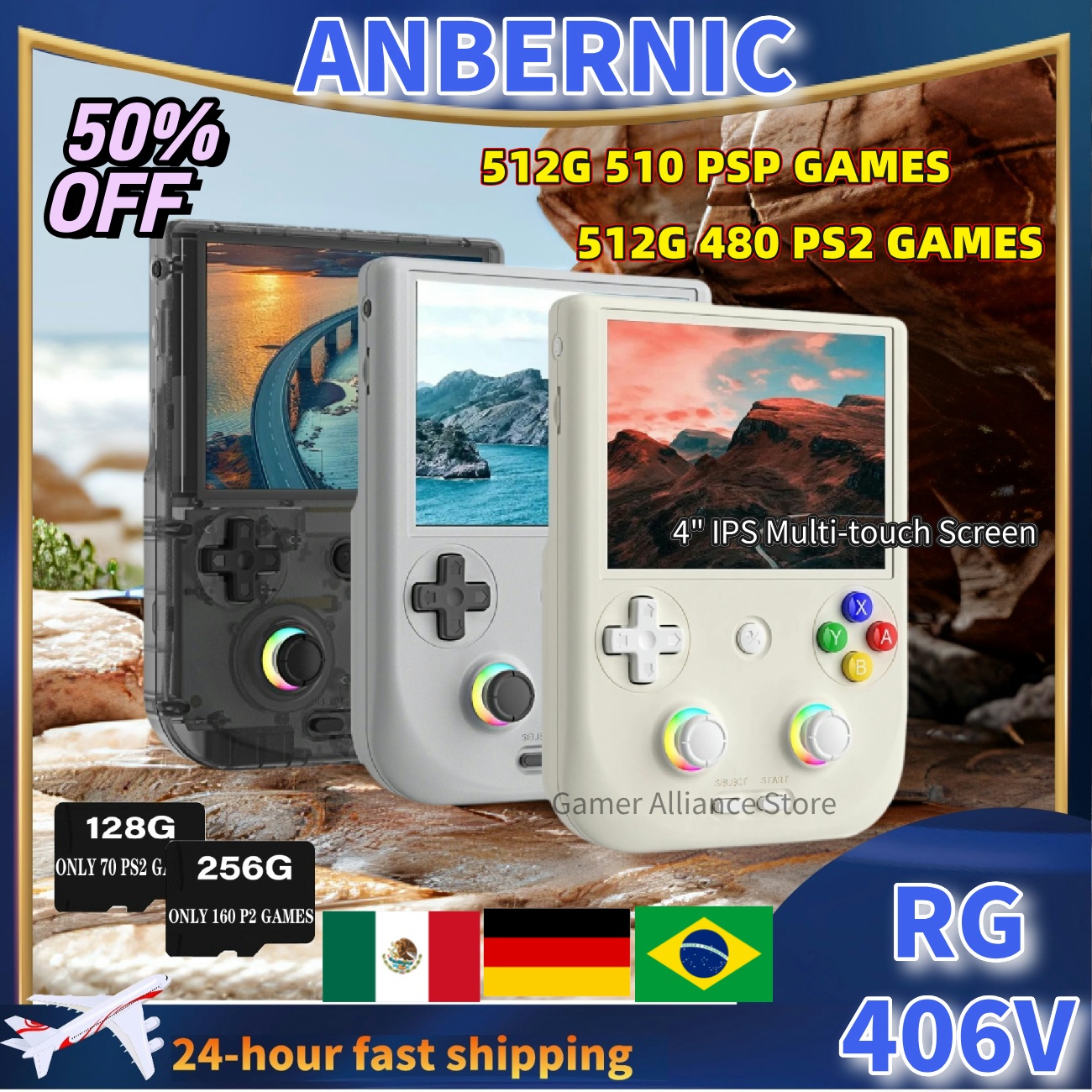 Retro Gaming Upscaler - ANBERNIC RG406V RG 406V Retro Handheld