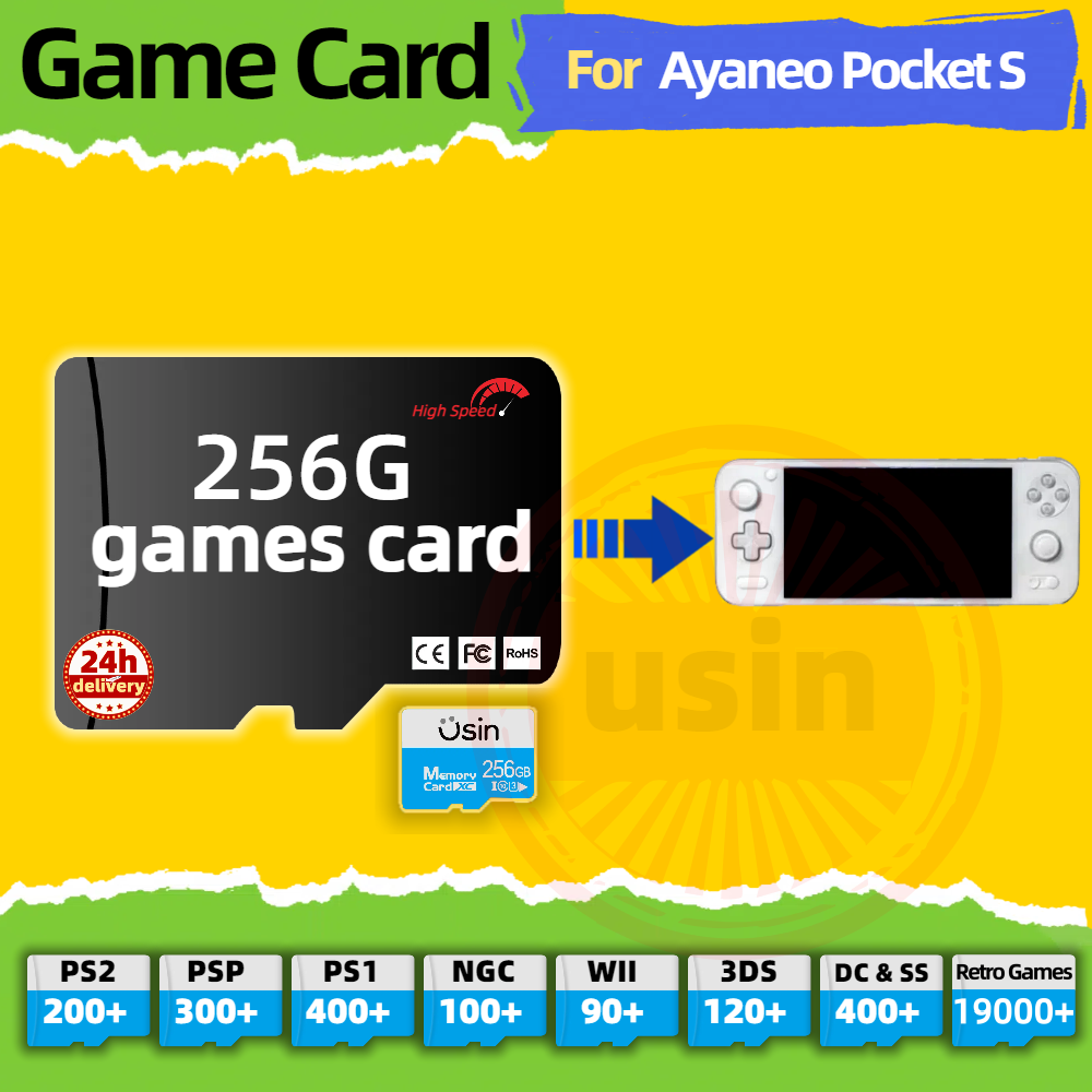 Retro Gaming System - Game Card For Ayaneo Pocket S