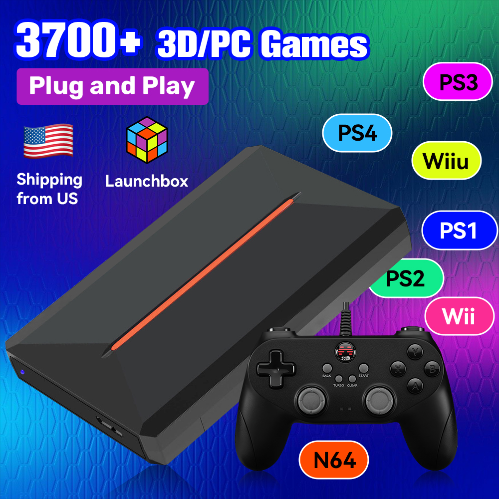 Retro Gaming Gadgets - Launchbox OS 500GB Portable Gaming HDD