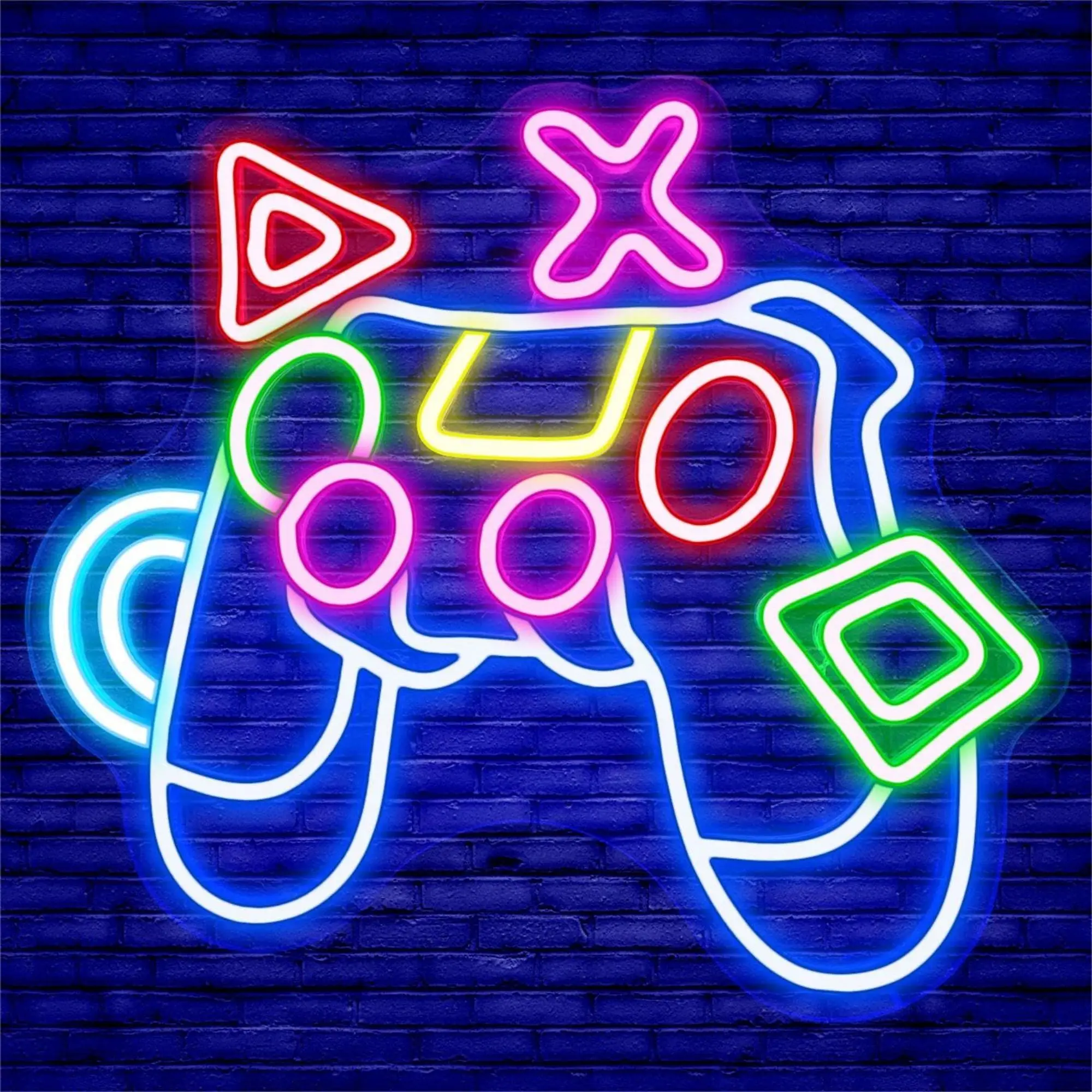 Retro Gaming Gifts For Men - Game Controller LED Neon Light Sign
