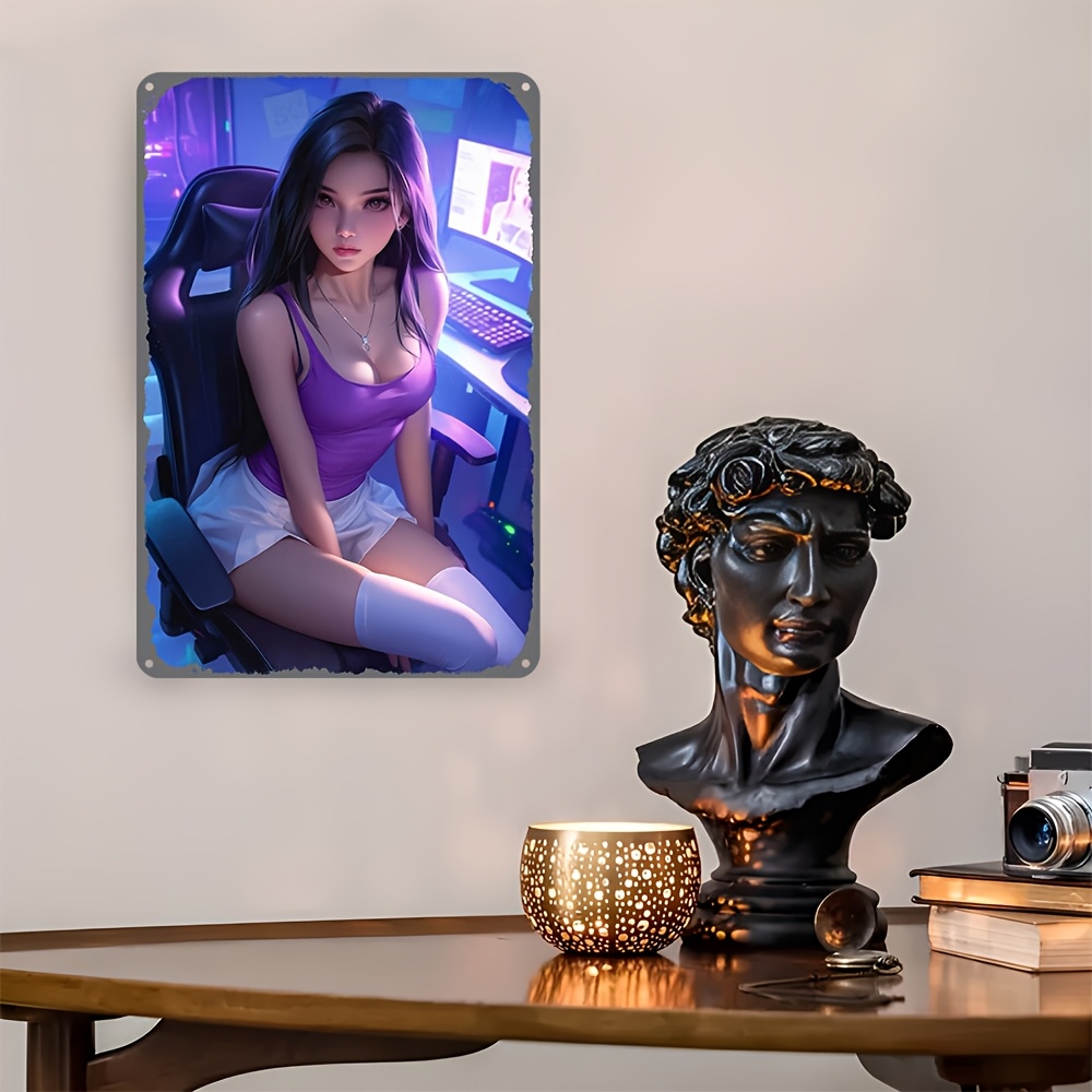 Anime Metal Wall Art 2D Retro  - Retro Gaming Bar recensione e prezzo