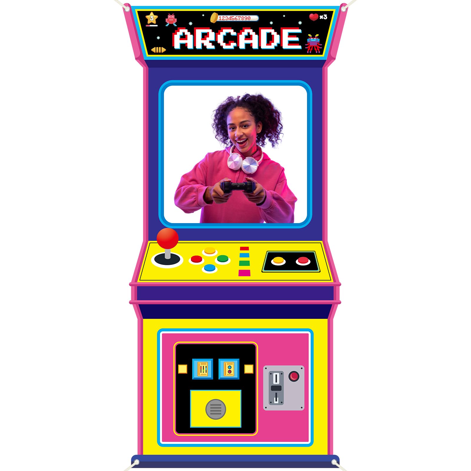 Retro Video Gaming Fabric Arca - Retro Gaming Banner recensione e prezzo