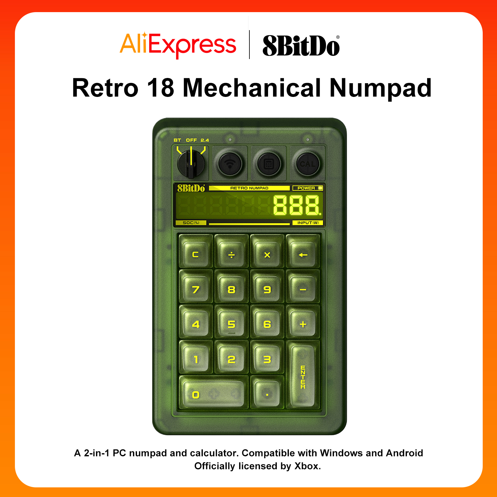 8BitDo Retro 18 Mechanical Num - Retro Gaming For Windows recensione e prezzo