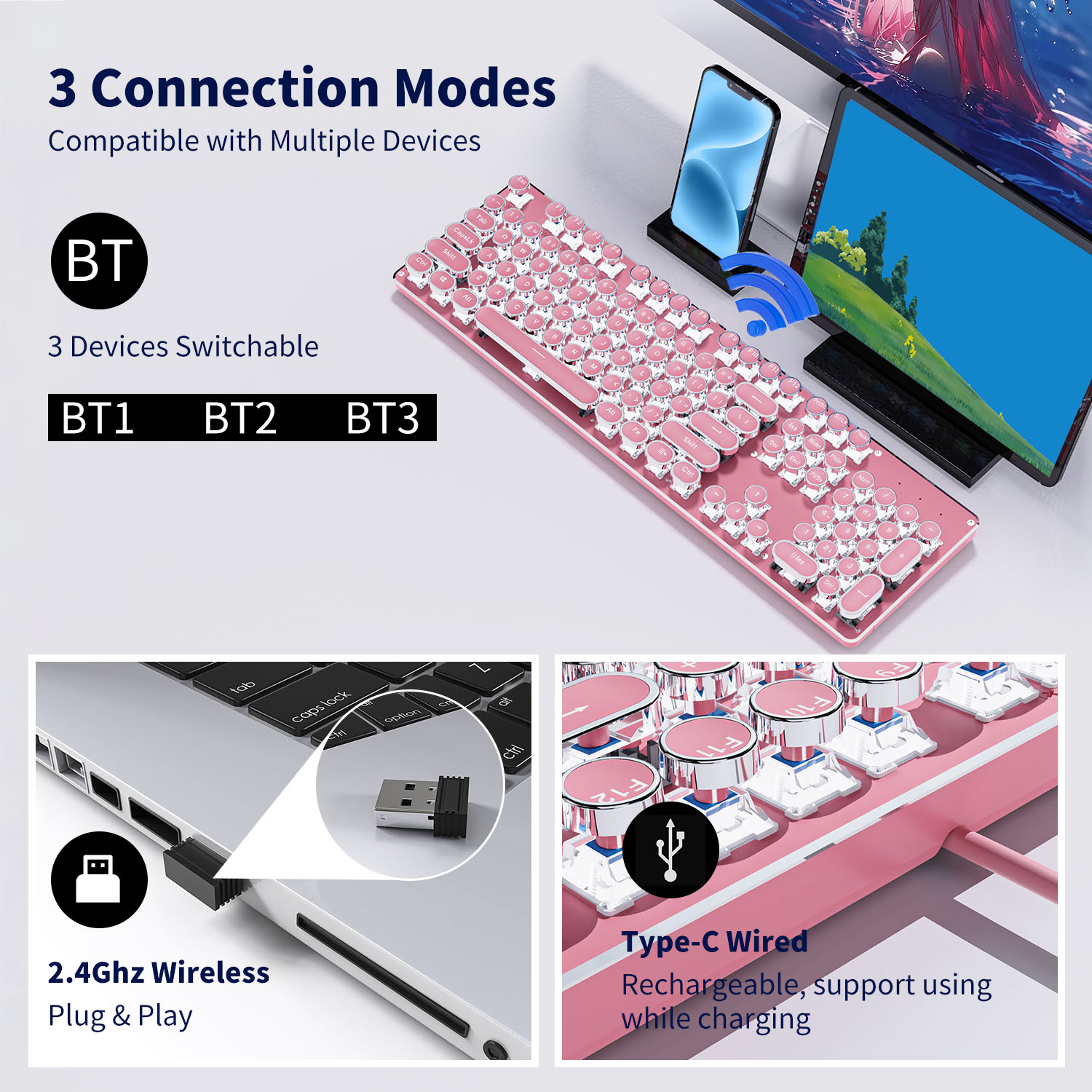 EWEADN TK950 Tri-Mode Ergonomi - Retro Gaming For Windows recensione e prezzo