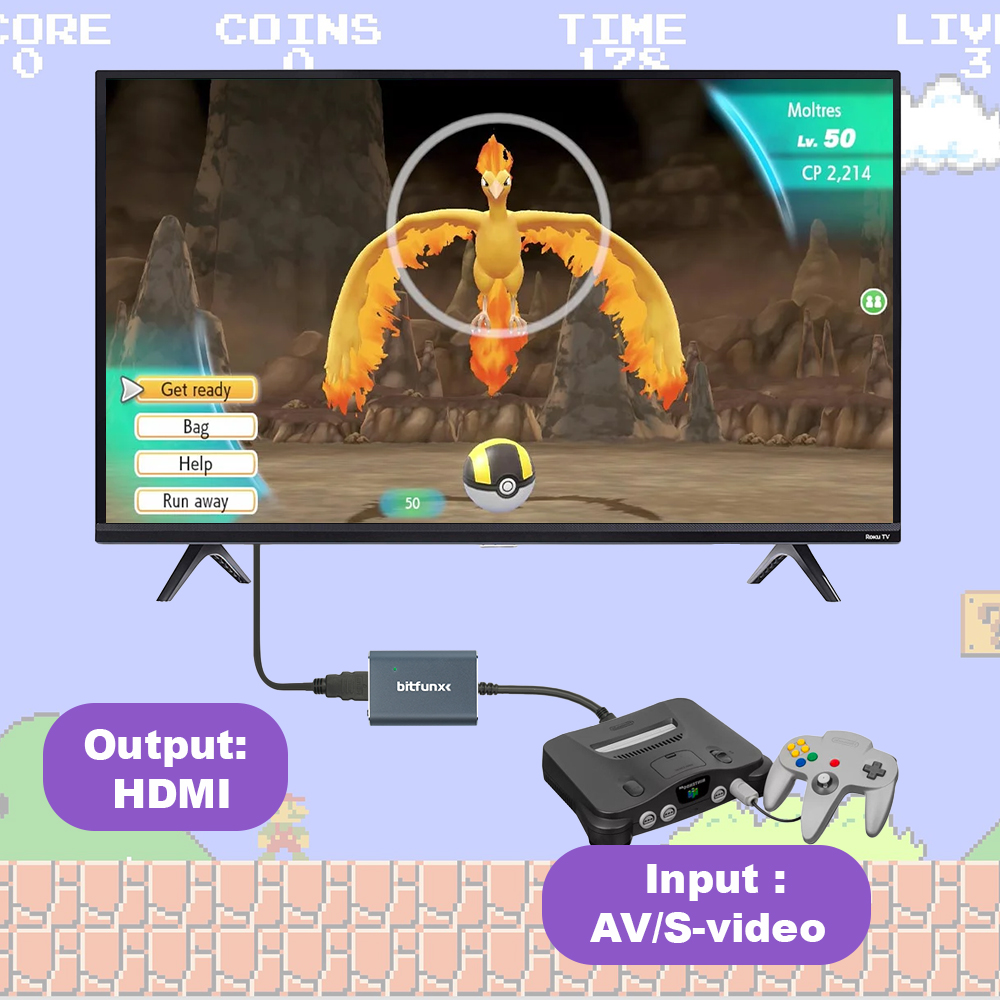 Bitfunx 720P Svideo / AV To HD - Retro Gaming Upscaler recensione e prezzo