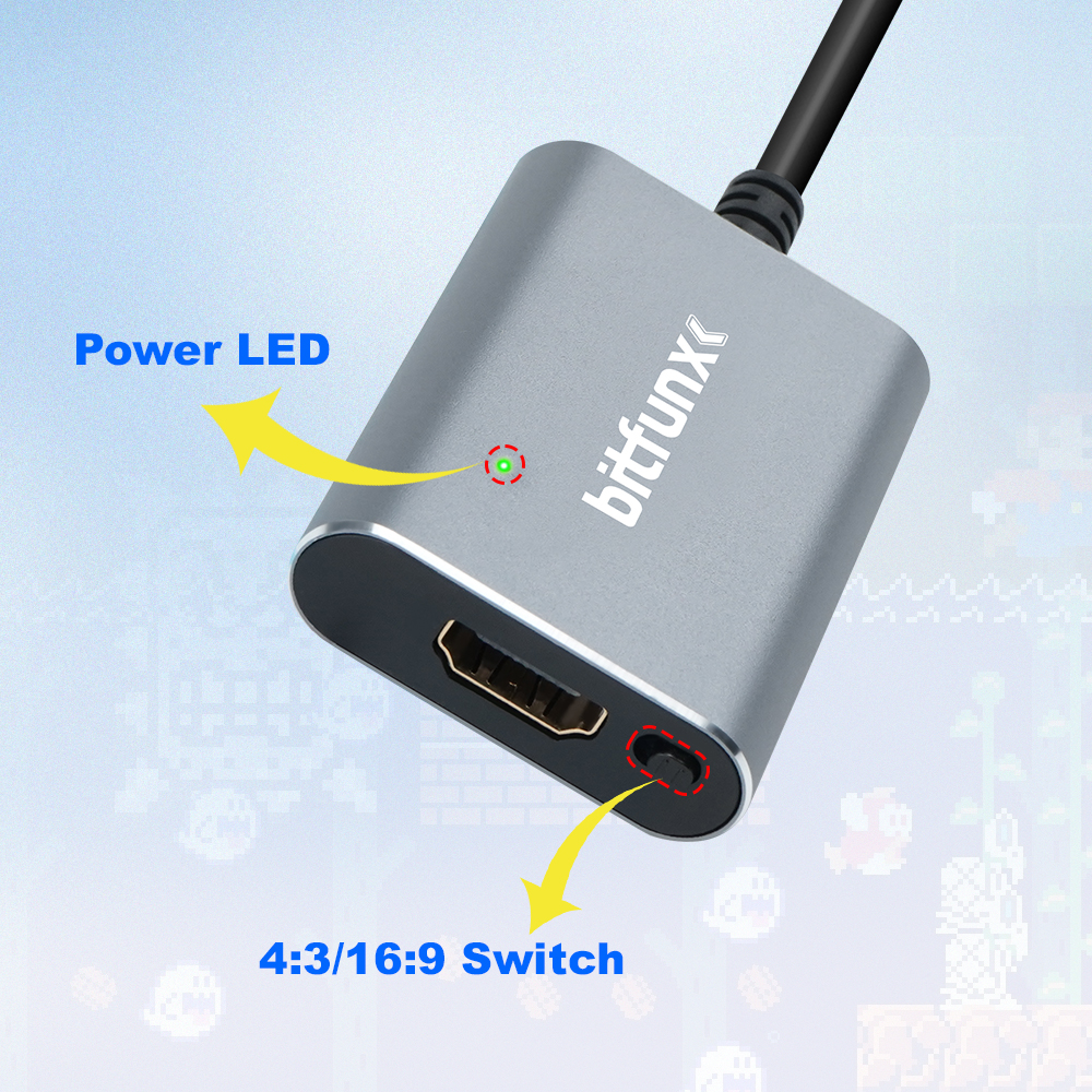 Bitfunx 720P Svideo / AV To HD - Retro Gaming Upscaler recensione e prezzo