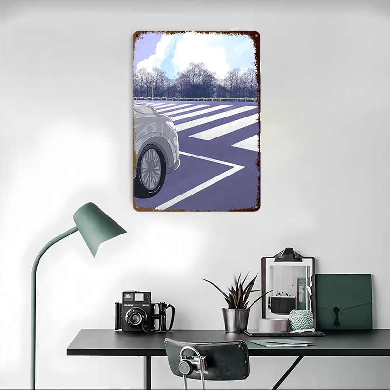 on Crosswalk With Winter Trees - Retro Gaming On recensione e prezzo