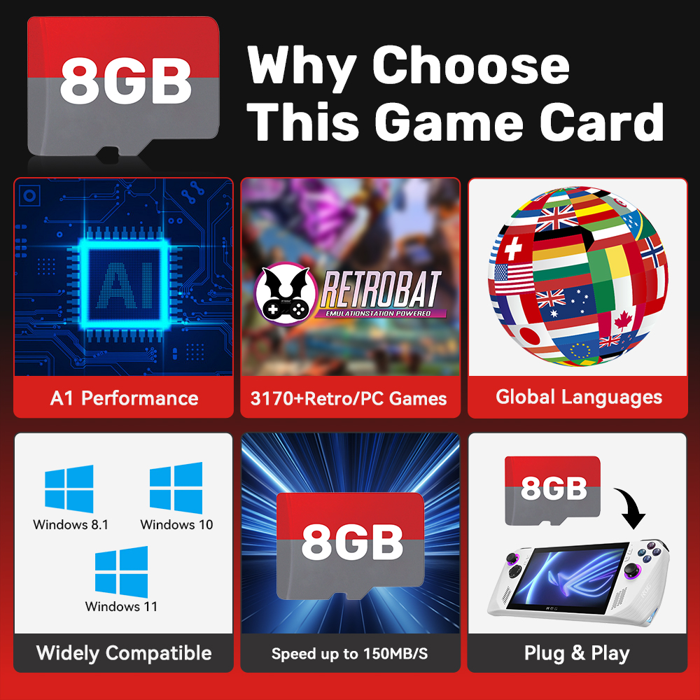 Retrobat 8GB Gaming TF Card Ga - Retro Gaming Corps recensione e prezzo