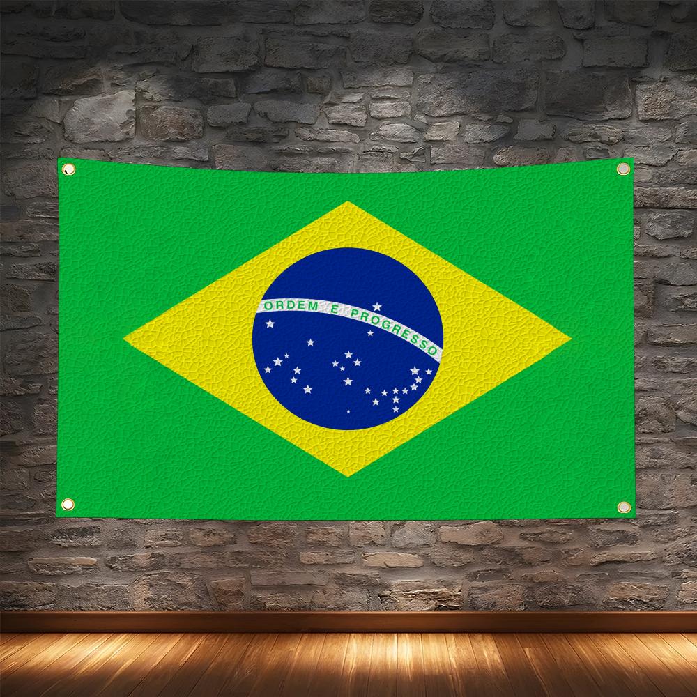 1PC Famosu Brazil Flags Retro  - Retro Gaming Banner recensione e prezzo
