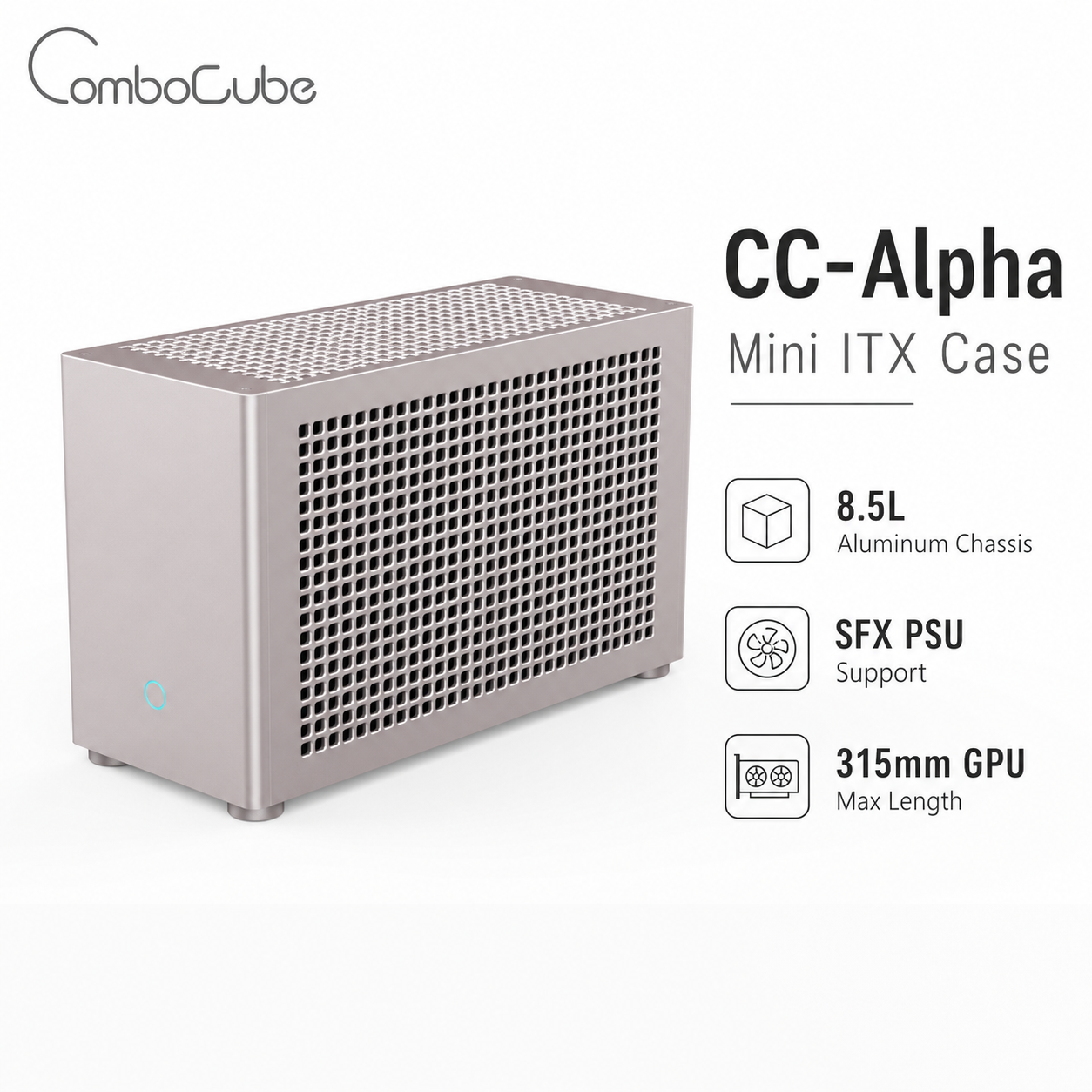 Mini ITX PC Case 8.5L CNC Alum - Retro Gaming Cabinet recensione e prezzo