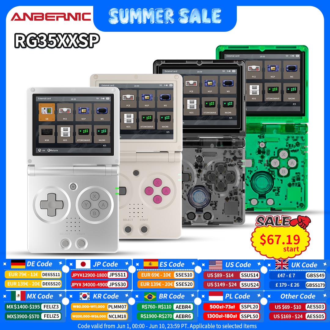Anbernic RG35XXSP Retro Flip H - Retro Gaming Upscaler recensione e prezzo