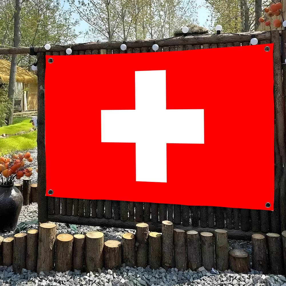 1PC Classic Switzerland Flags  - Retro Gaming Banner recensione e prezzo