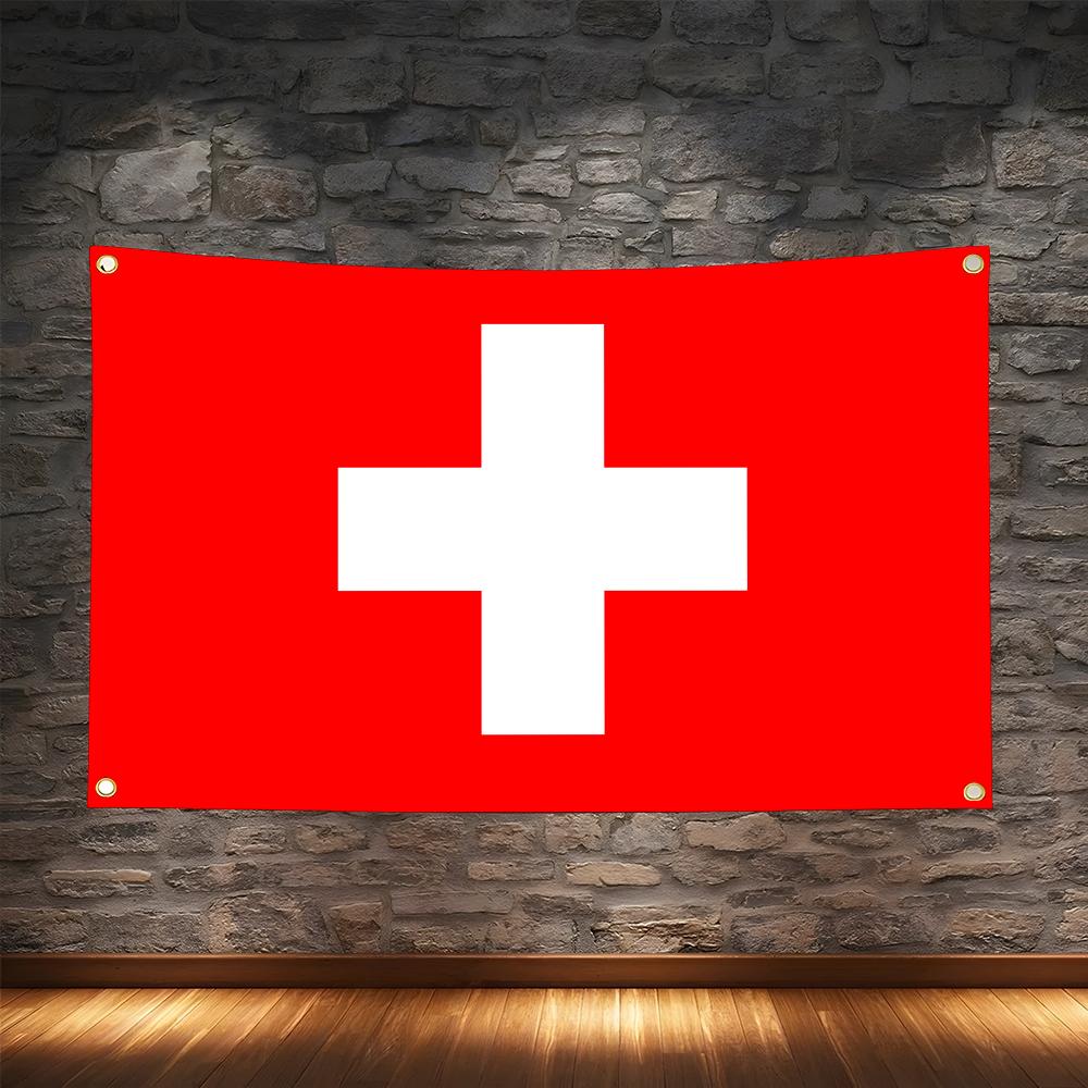 1PC Classic Switzerland Flags  - Retro Gaming Banner recensione e prezzo