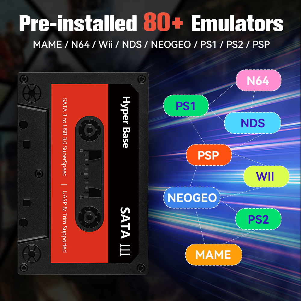 500GB/2TB Gaming HDD Batocera  - Retro Gaming For Windows recensione e prezzo