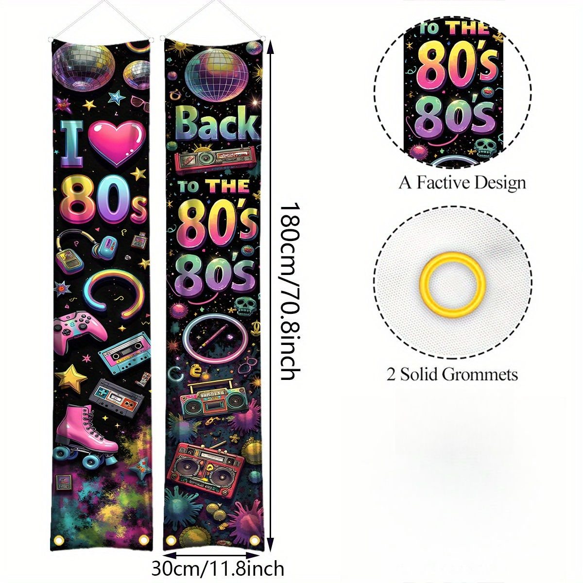 Two retro 80s game-themed part - Retro Gaming Banner recensione e prezzo