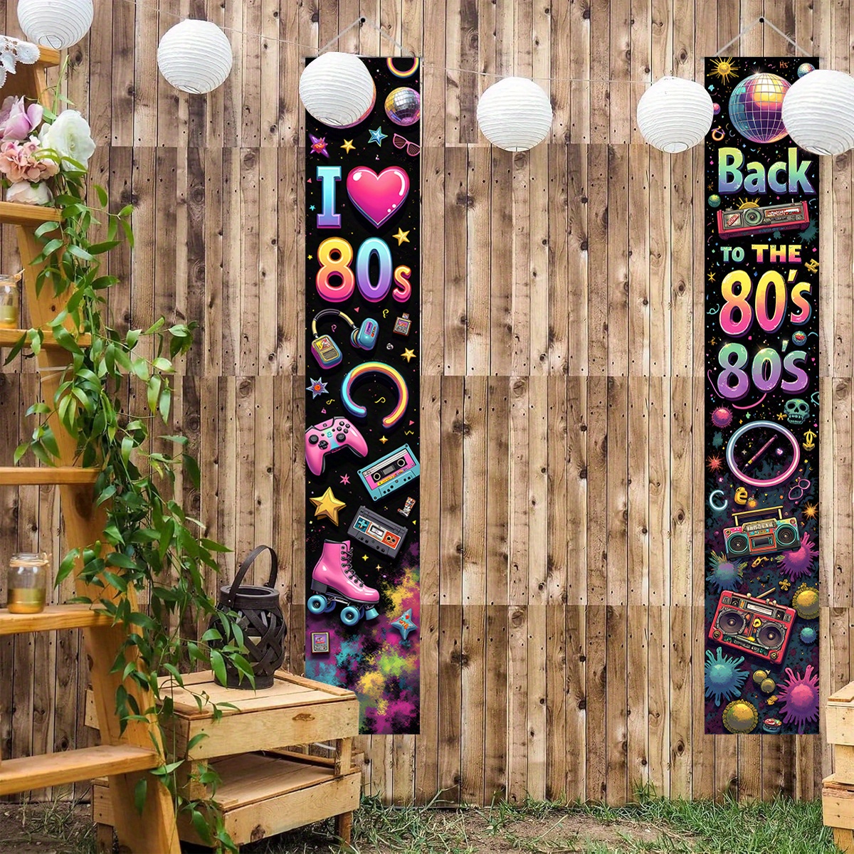 Two retro 80s game-themed part - Retro Gaming Banner recensione e prezzo
