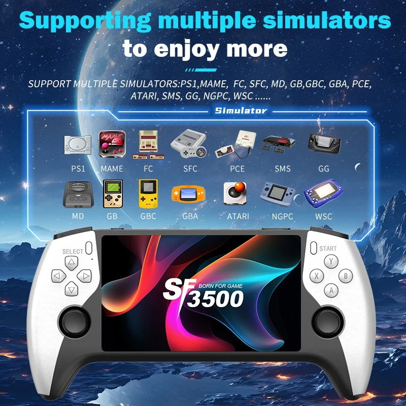 SF3500 Retro Handheld Game Con - Retro Gaming Gadgets recensione e prezzo