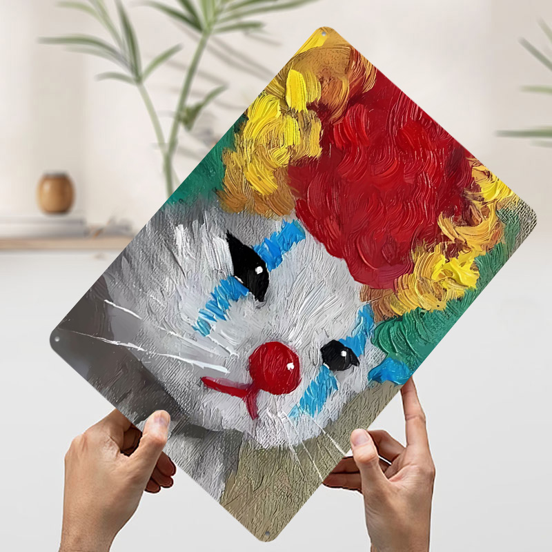 Sad Clown Cat Painting Tinplat - Retro Gaming Gadgets recensione e prezzo