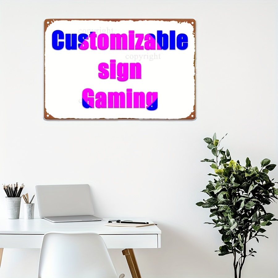 8x12 Inch Custom Gaming Metal  - Retro Gaming Bar recensione e prezzo