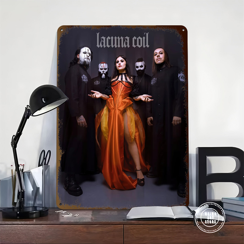 Lacuna Coil Band Portrait Tin  - Retro Gaming Bar recensione e prezzo