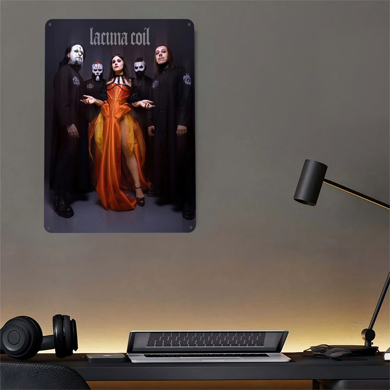 Lacuna Coil Band Portrait Tin  - Retro Gaming Bar recensione e prezzo