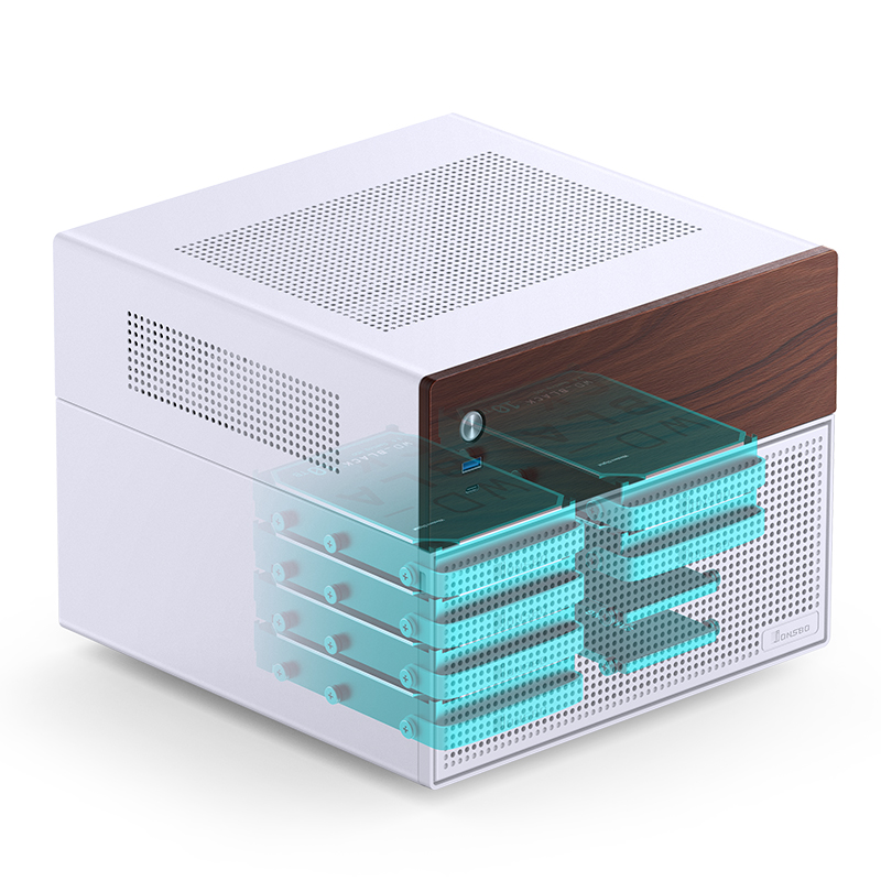 JONSBO N4 Mini NAS Case M-ATX  - Retro Gaming Cabinet recensione e prezzo
