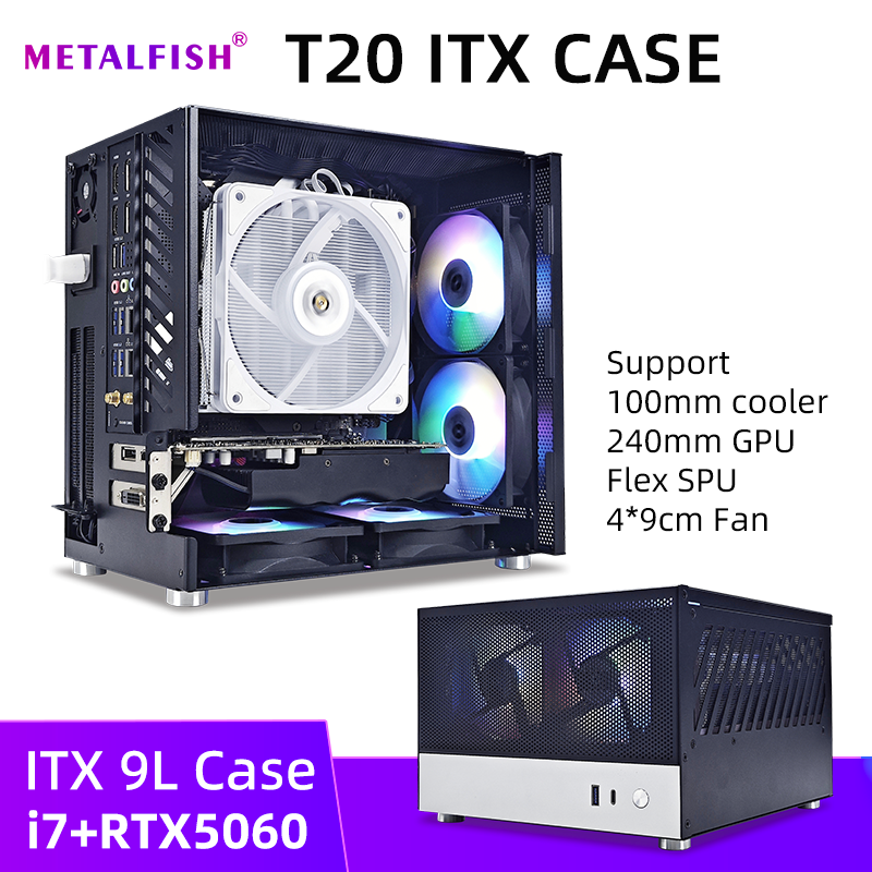 METALFISH T20 Mini ITX Case 9L - Retro Gaming Cabinet recensione e prezzo