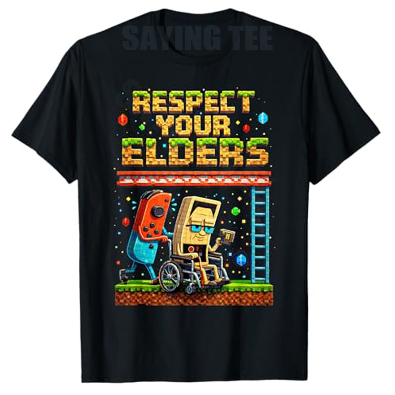 Respect Your Elders Retro Gami - Retro Gaming Gifts For Men recensione e prezzo