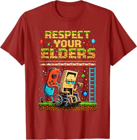 Respect Your Elders Retro Gami - Retro Gaming Gifts For Men recensione e prezzo