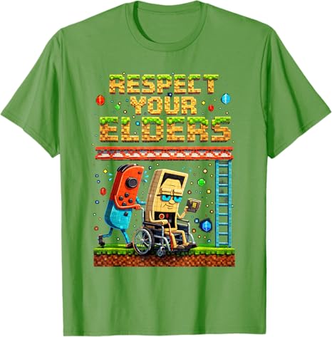 Respect Your Elders Retro Gami - Retro Gaming Gifts For Men recensione e prezzo