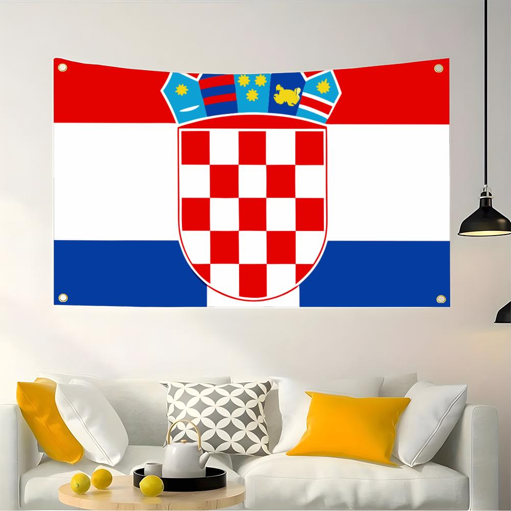 1PC Famous Croatia Flags Retro - Retro Gaming Banner recensione e prezzo