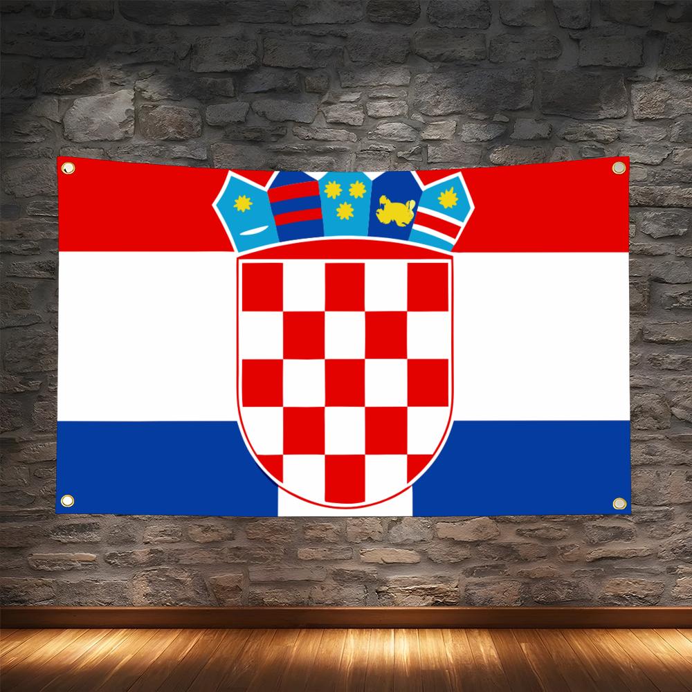 1PC Famous Croatia Flags Retro - Retro Gaming Banner recensione e prezzo