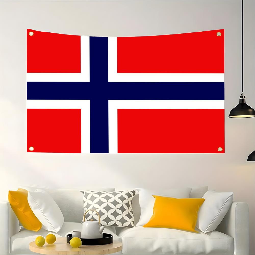 1PC Famous Norway Flags Retro  - Retro Gaming Banner recensione e prezzo