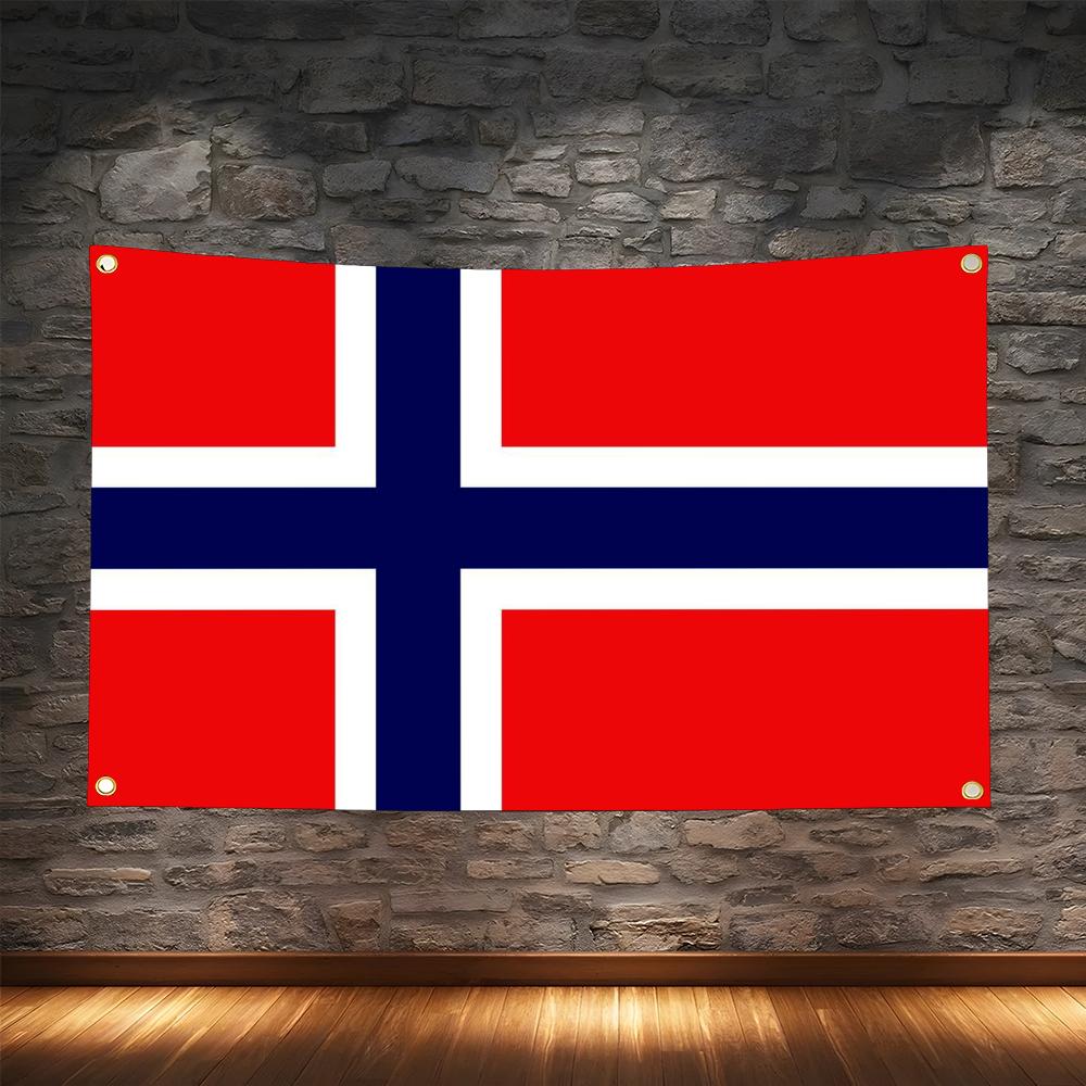 1PC Famous Norway Flags Retro  - Retro Gaming Banner recensione e prezzo