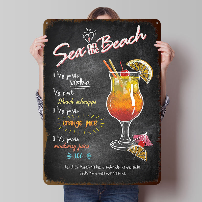 Sex on the Beach Tinplate Post - Retro Gaming On recensione e prezzo
