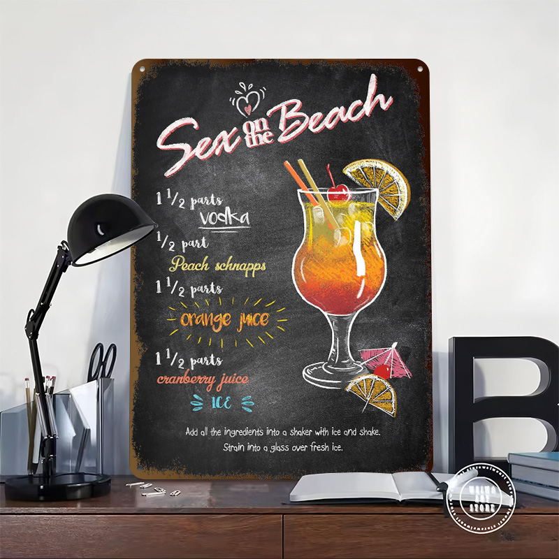 Sex on the Beach Tinplate Post - Retro Gaming On recensione e prezzo