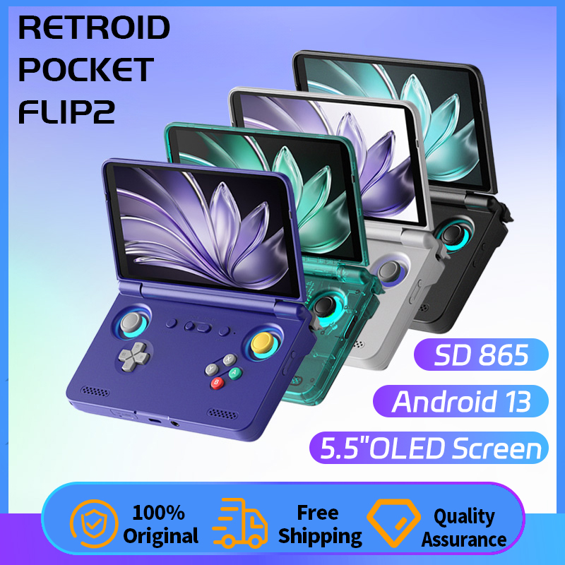 Retroid Pocket Flip2 SD865 108 - Retro Gaming Gadgets recensione e prezzo