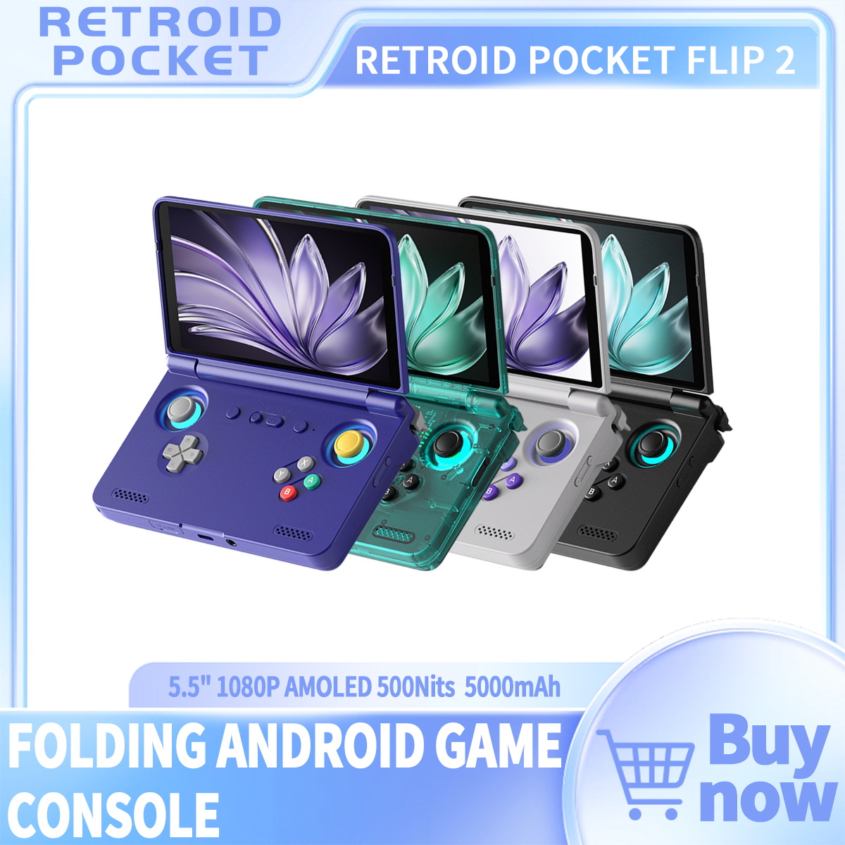 Retroid Pocket Flip2 SD865 108 - Retro Gaming Gadgets recensione e prezzo
