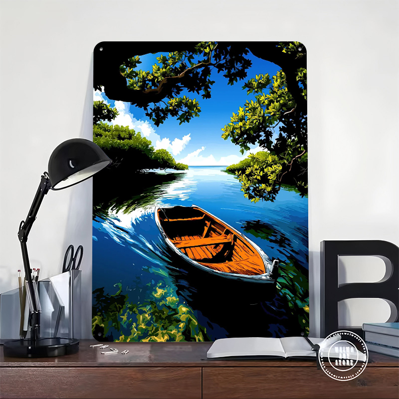 Rowboat on a Serene River Tin  - Retro Gaming On recensione e prezzo