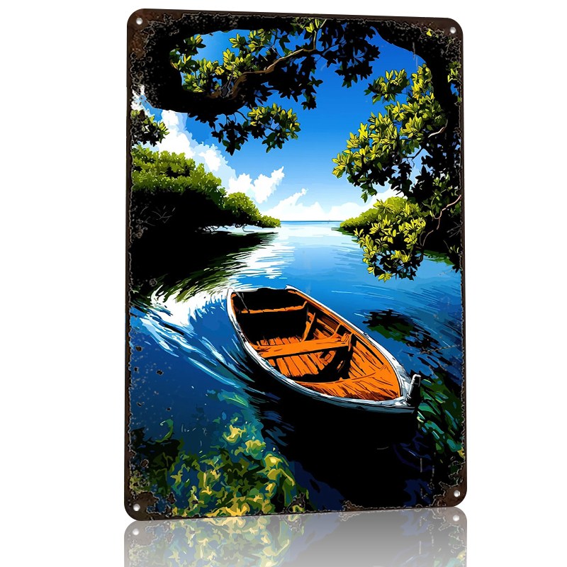 Rowboat on a Serene River Tin  - Retro Gaming On recensione e prezzo