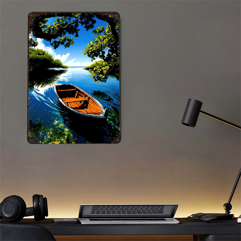 Rowboat on a Serene River Tin  - Retro Gaming On recensione e prezzo
