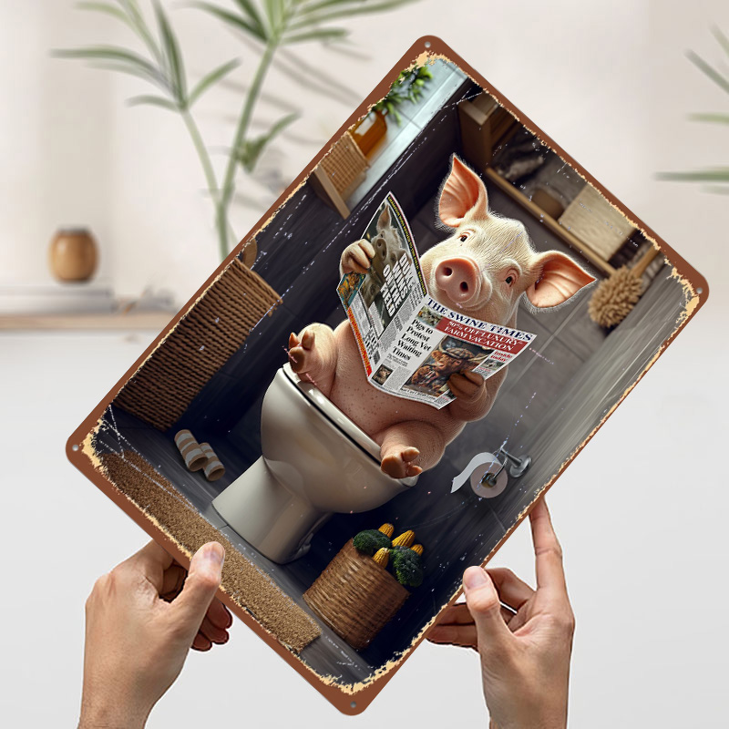 Pig Reading Newspaper on Toile - Retro Gaming On recensione e prezzo