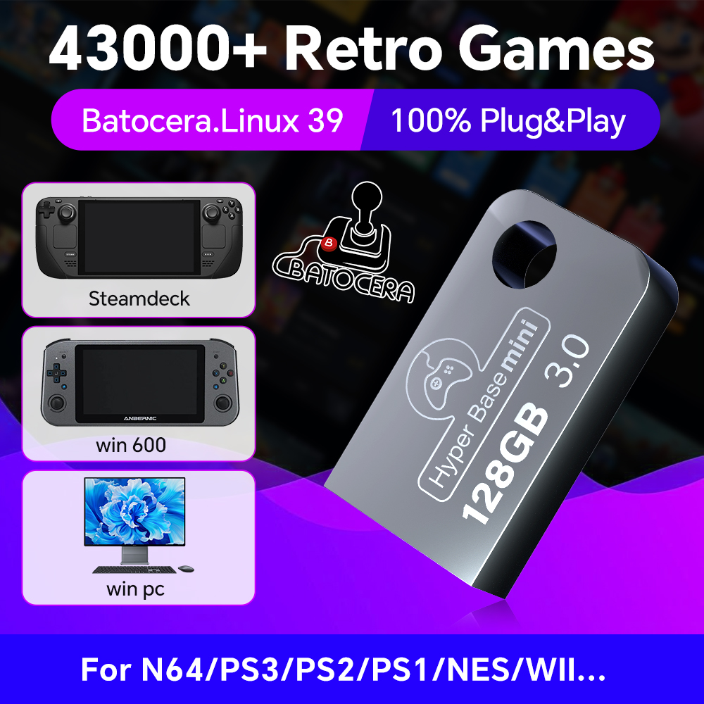 Batocera 128G USB Flash Drive  - Retro Gaming Usb Stick recensione e prezzo