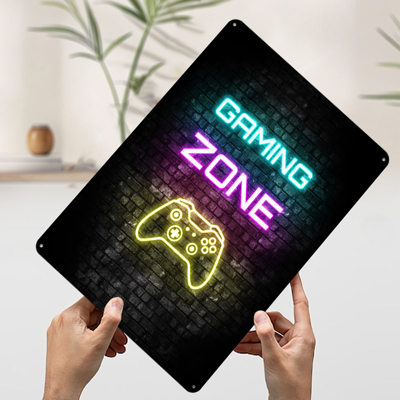 Gaming Zone Neon Sign on Brick - Retro Gaming On recensione e prezzo