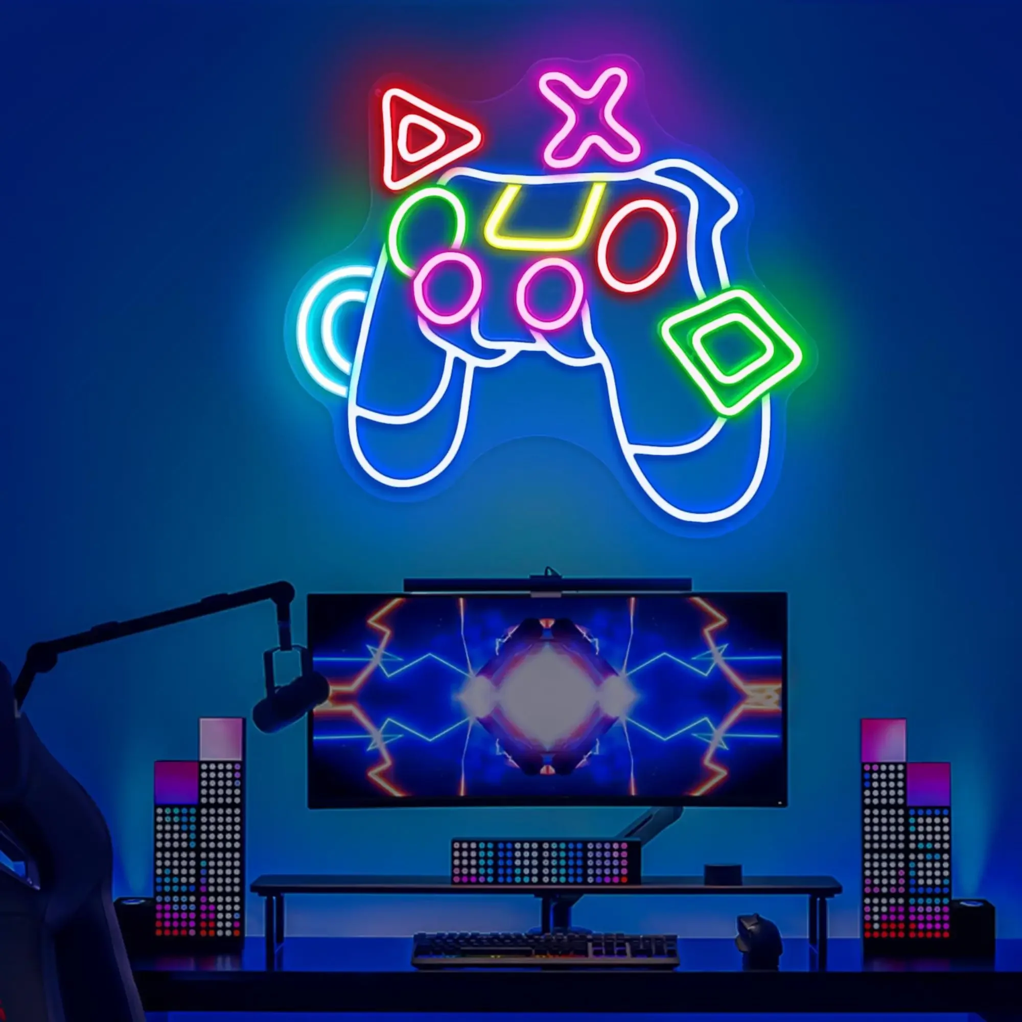 Game Controller LED Neon Light - Retro Gaming Gifts For Men recensione e prezzo